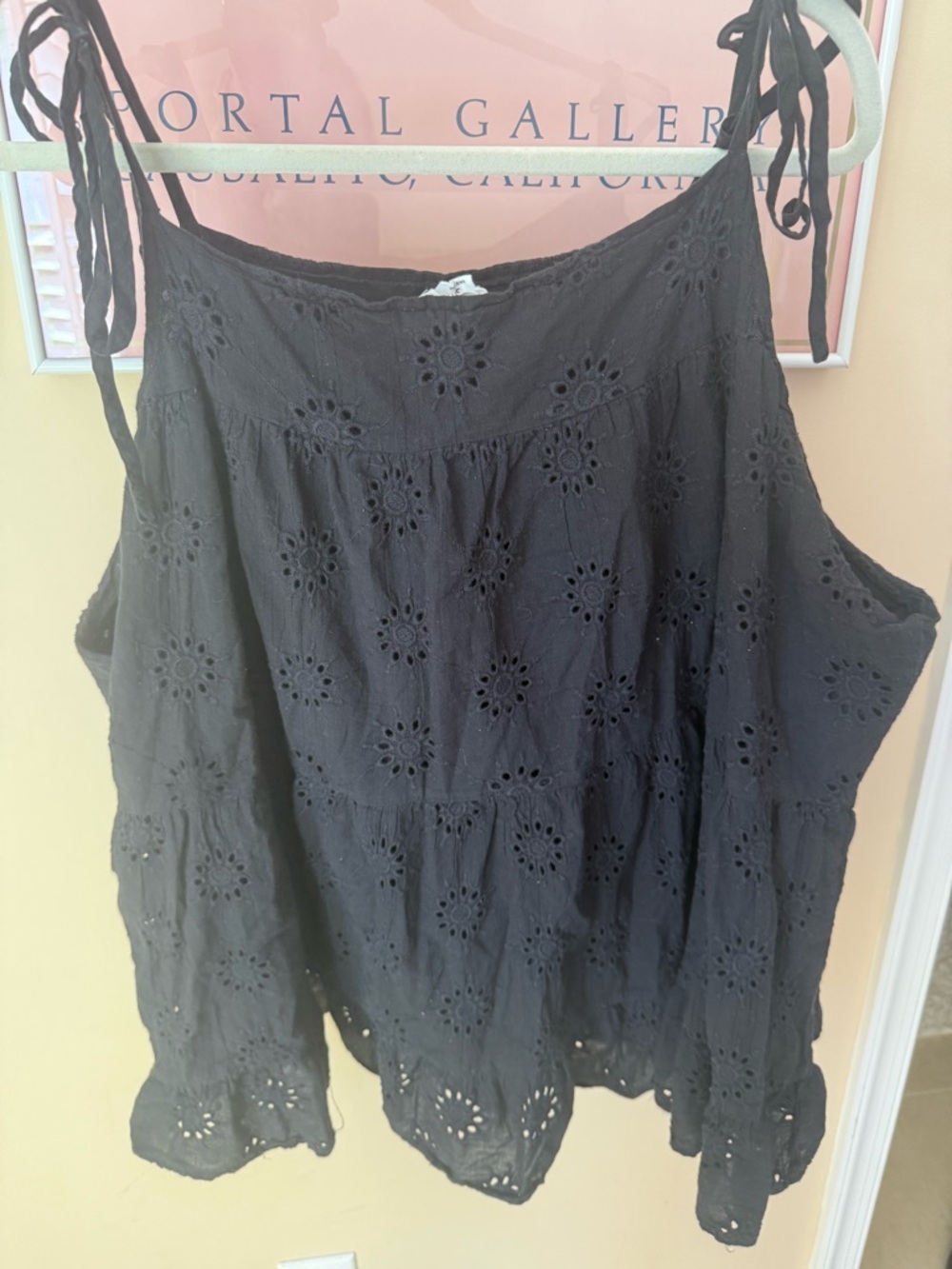 Chic Soul Summer Spaghetti Strap Tank Top Eyelet size 3X